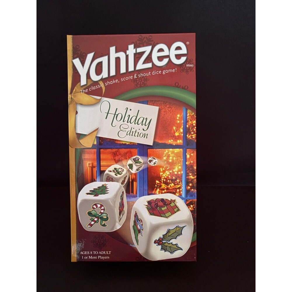 Yahtzee Holiday Edition Christmas Family Dice Game Hasbro USAopoly  New Other